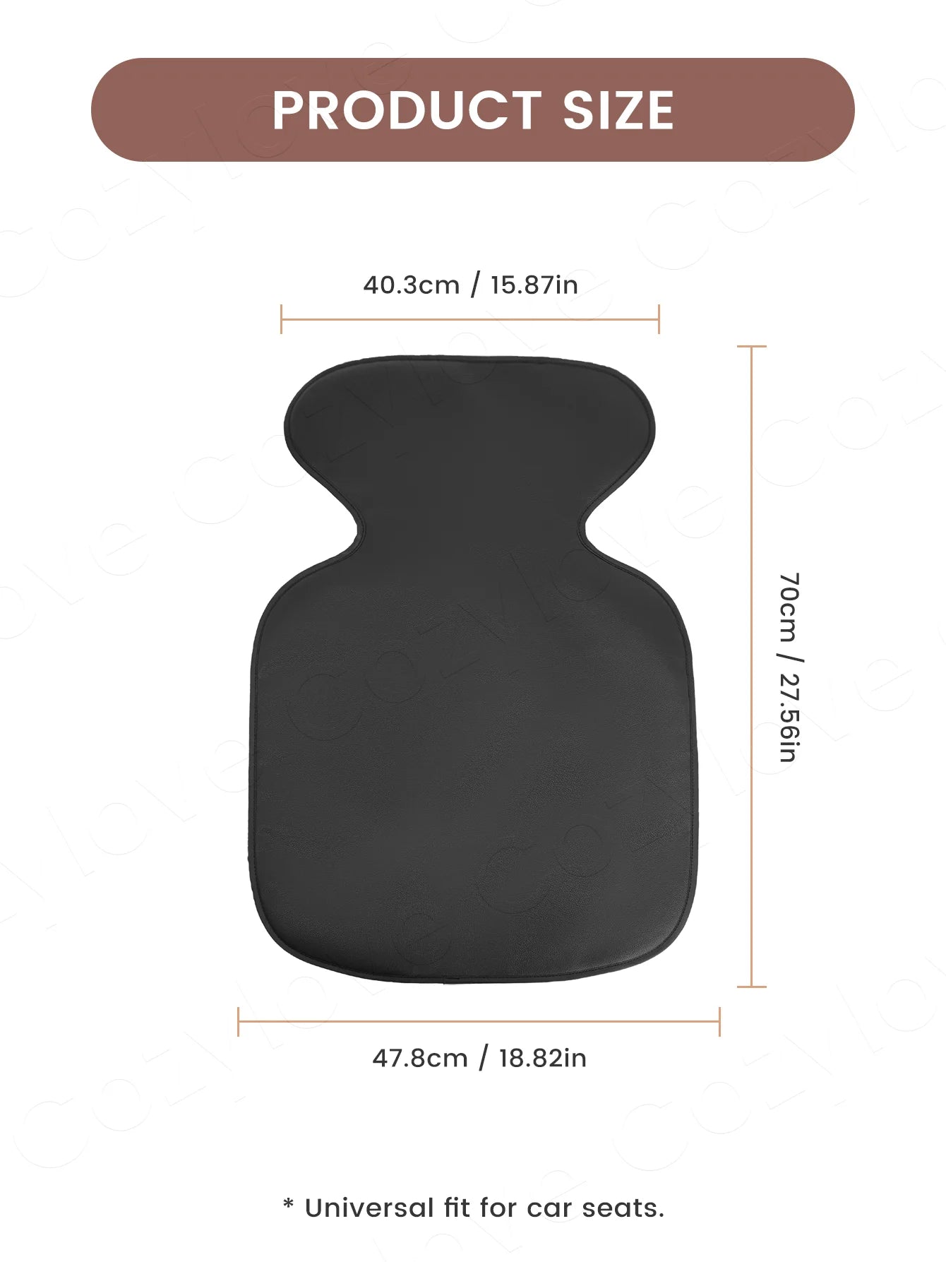1/2 PCS PU Leather Car Seat Protector Waterproof Non-slip Child Car Seat Mat for Baby Safety Seats CB DROPSHIPPING