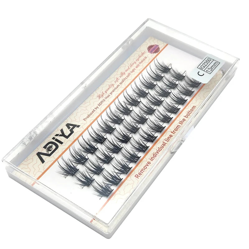 36Pcs C/D/dd 10-15mm DIY Eyelash Extension Segmented Cluster Easy Makeup Big Eye Secret Super Natural Lash Glitter Premade Lash CB DROPSHIPPING