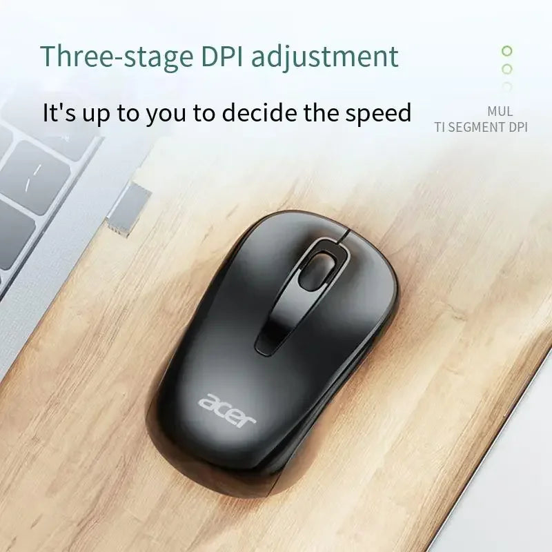 Acer 2.4Ghz Wireless Mouse Optical Portable Business Office Silent Mouse Suitable For Computer Laptop Notebook PC Esports Games CB DROPSHIPPING