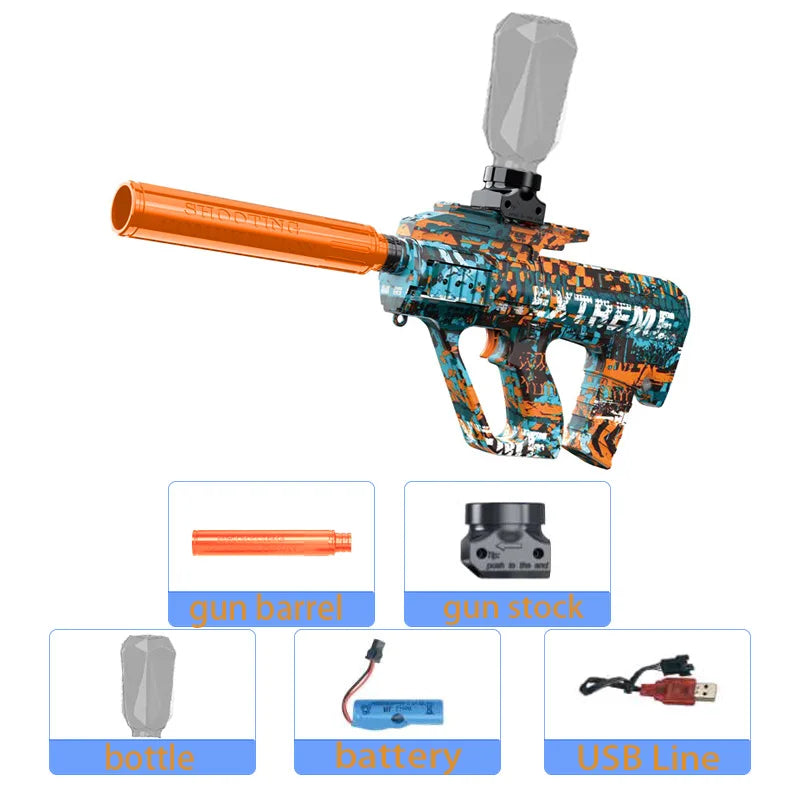 M416 Electric Gun Blaster Toy Gun AK Pistol Shooting Sport Game Outdoor High Speed Rechargeable Outdoor Game Parties For Adult