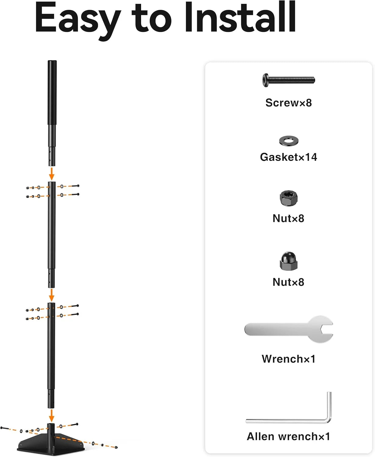 Garden Steel Earth Tamper, Removable Ground Compactor, Practical Soil Leveling & Tamping Tool