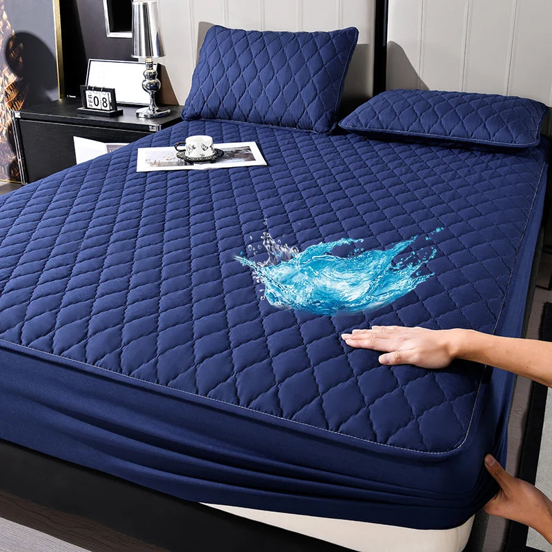 A Soft, Luxurious, High-Quality Mattress Cover  That Is Breathable and Cool, Liquid/Stain Resistant. a Mother's Day Family Gift. Machine Washable. Features Tight Elastic Edging, Pet-Friendly,