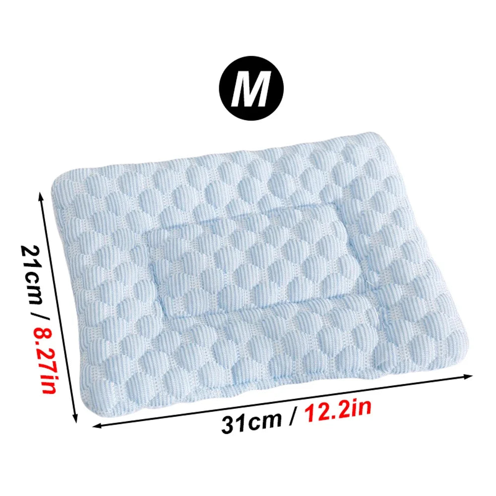 1 PC Summer Cooling Pet Mat Soft Breathable Self-Cooling Blanket Mat for Small Animal Hamster Guinea Pigs Chinchillas Rat Rabbit CB DROPSHIPPING