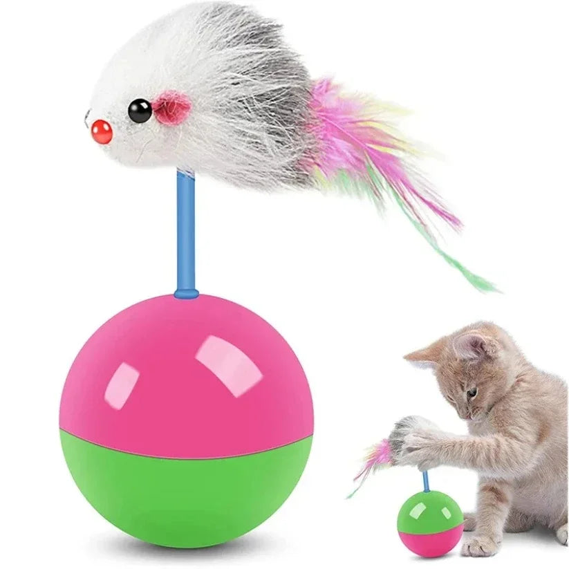 New cat toys set Mouse not tumbler fun teasing cats and dogs self high toys pet supplies set of toys teasing cat toys CB DROPSHIPPING
