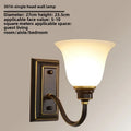 American Country Simple Living Room Corridor Aisle Bedroom Bedside Single Wall Lamp