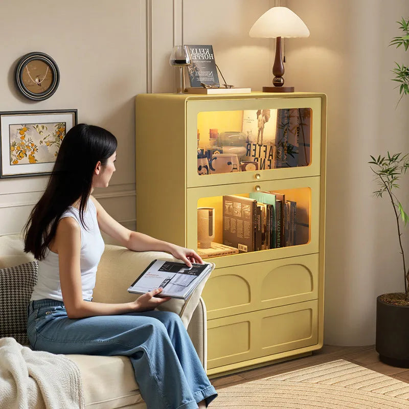 Librero Storage Living Room Cabinets Decor Filing Display Corner Living Room Cabinets Coffee Bookcase Gabinete Trendy Furniture