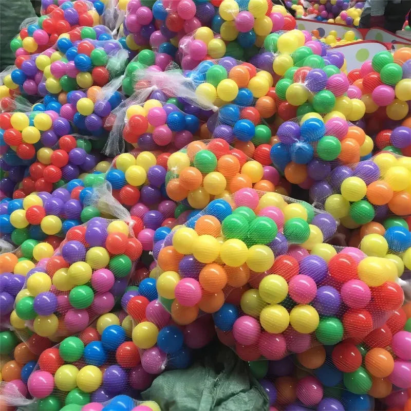 100PCS Outdoor Sport Ball Colorful Soft Water Swim Pool Ocean Wave Ball Baby Eco-Friendly Stress Air Ball Tent Toys for Children CB DROPSHIPPING