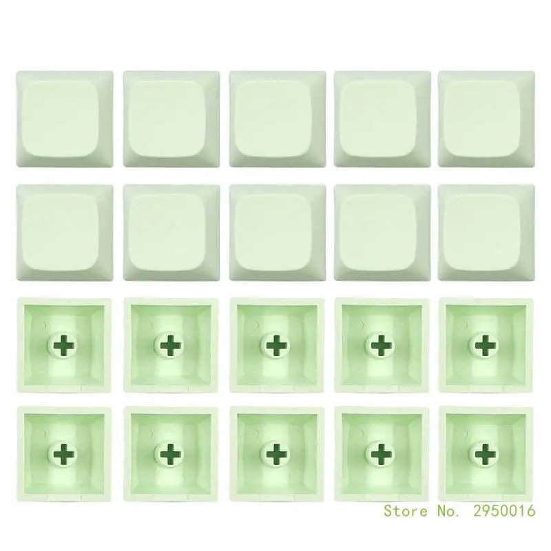 20 Pieces PBT Not Engraving Blank Keycap XDA Height 1U Dyeing Sublimation for Key Caps for Cherry Mx Switches CB DROPSHIPPING
