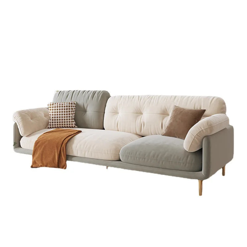 Living Room Small Apartment Light Luxury Modern Simple Cream Color Matching Internet Celebrities