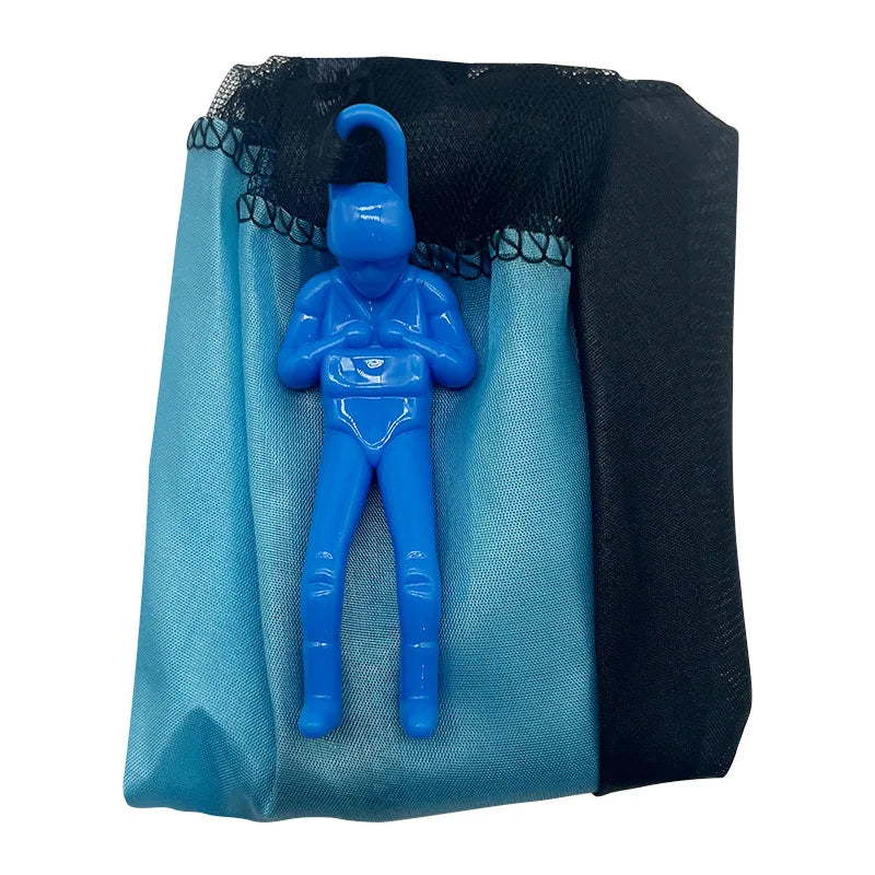 1pcs Hand Throwing Parachute Outdoor Funny Toys Game Play Toys for gift Parachute Sport with Mini Soldier Toys