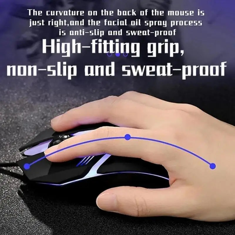 20251 PC ITLY M01 Sports LED Luminous Backlit USB Wired Gaming Mouse for Desktop PC Laptop Office Computer Gaming Mouse CB DROPSHIPPING