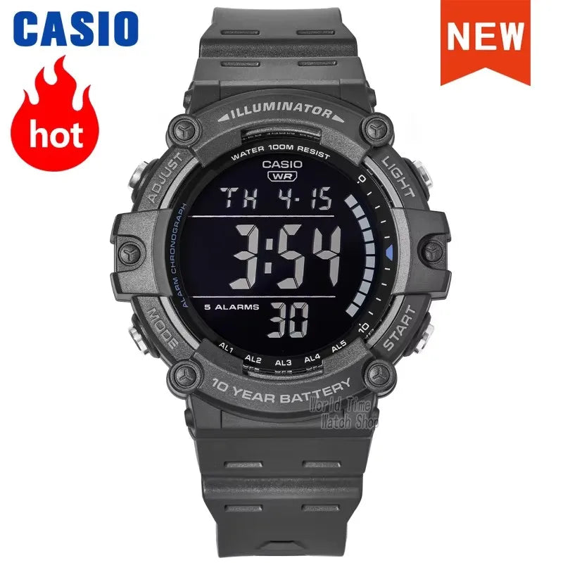 Casio watch menTen years of electricity top luxur set LED digital sport Waterproof quartz men watch relogio masculino AE-1500WH