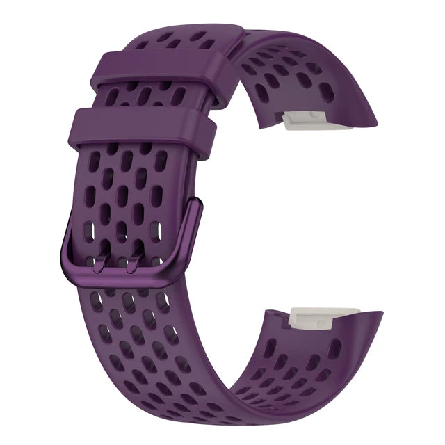 Breathable Silicone Strap For Fitbit Charge 5 6 correa Sport Replacement  Wristband For Fitbit Charge6 5 Watch Bracelet Correa