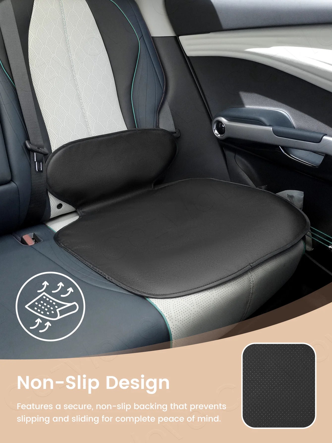 1/2 PCS PU Leather Car Seat Protector Waterproof Non-slip Child Car Seat Mat for Baby Safety Seats CB DROPSHIPPING