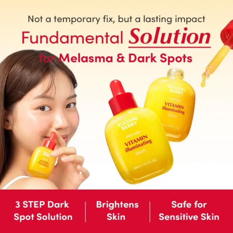 Deepcera Korean Skincare Bakuchiol Plumping Serum And Vitamin C Brightening Serum For Fading Acne Scars On The Face Skin Care
