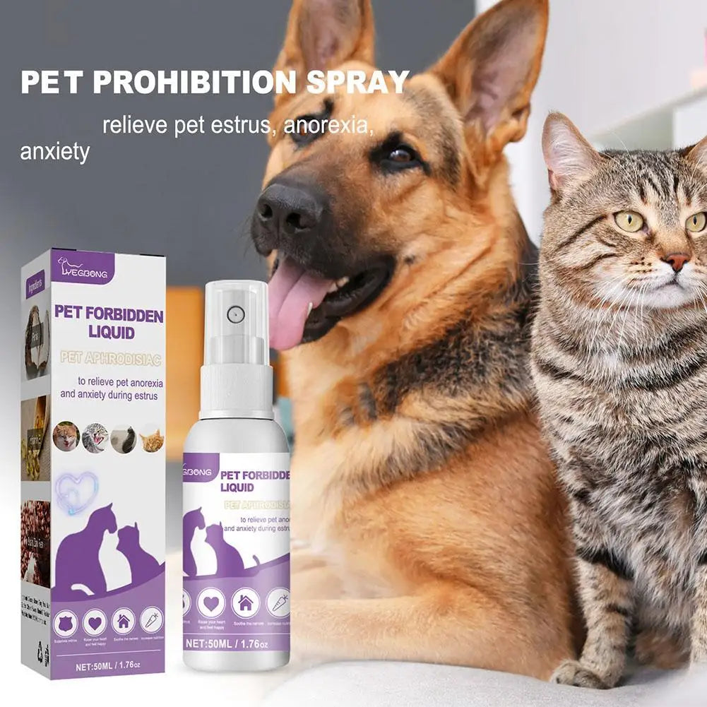 Pet Calming Spray Pet Supplies Pets Pheromone Calming Spray Improve Estrus Agitation Pet Anxiety Relief Spray Cat Dog Health CB DROPSHIPPING