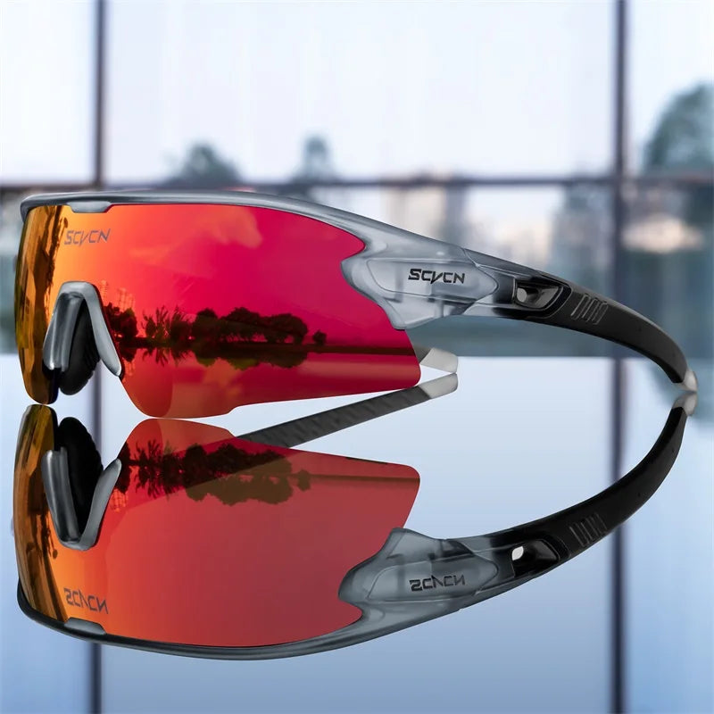 SCVCN UV400 Cycling glasses MTB Road Bike Riding Eyewear Outdoor Sport Sunglasses Running Driving Goggles Men Women camping golf CB DROPSHIPPING
