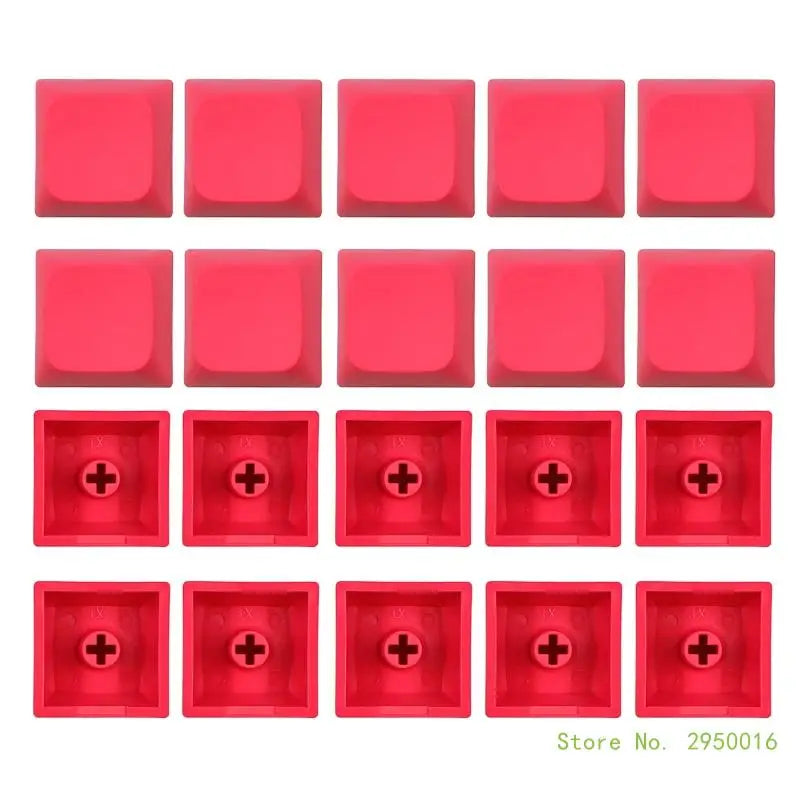 20 Pieces PBT Not Engraving Blank Keycap XDA Height 1U Dyeing Sublimation for Key Caps for Cherry Mx Switches CB DROPSHIPPING