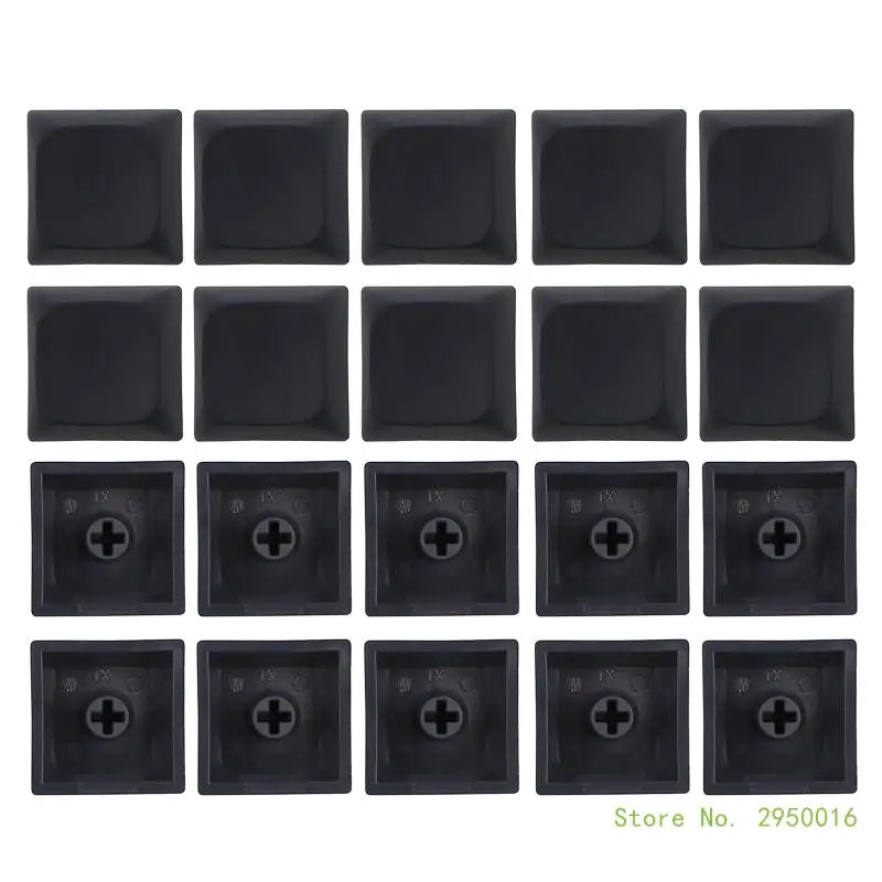 20 Pieces PBT Not Engraving Blank Keycap XDA Height 1U Dyeing Sublimation for Key Caps for Cherry Mx Switches CB DROPSHIPPING
