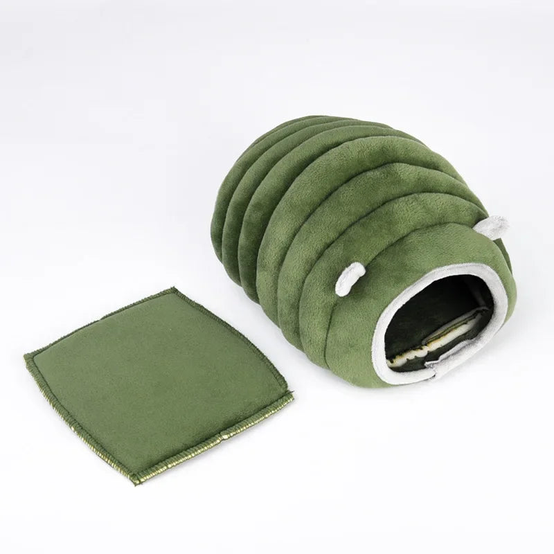 Hamster House Guinea Pig Cage Hamster Cotton House Small Animal Nest Winter Warm Pet Bed For Rodent/Guinea Pig/Rat/Hedgehog CB DROPSHIPPING