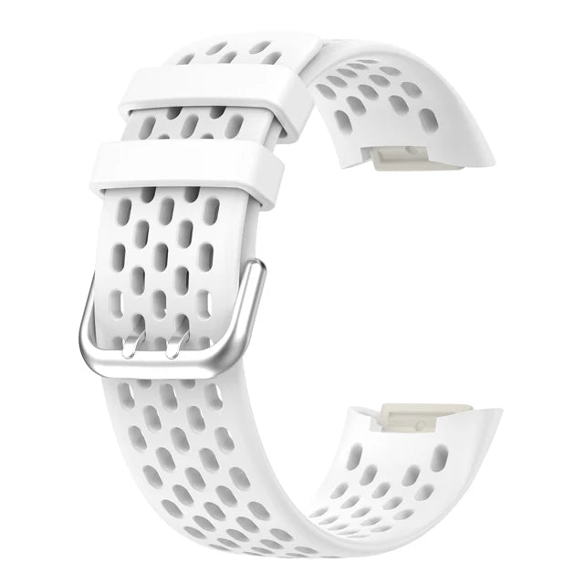 Breathable Silicone Strap For Fitbit Charge 5 6 correa Sport Replacement  Wristband For Fitbit Charge6 5 Watch Bracelet Correa