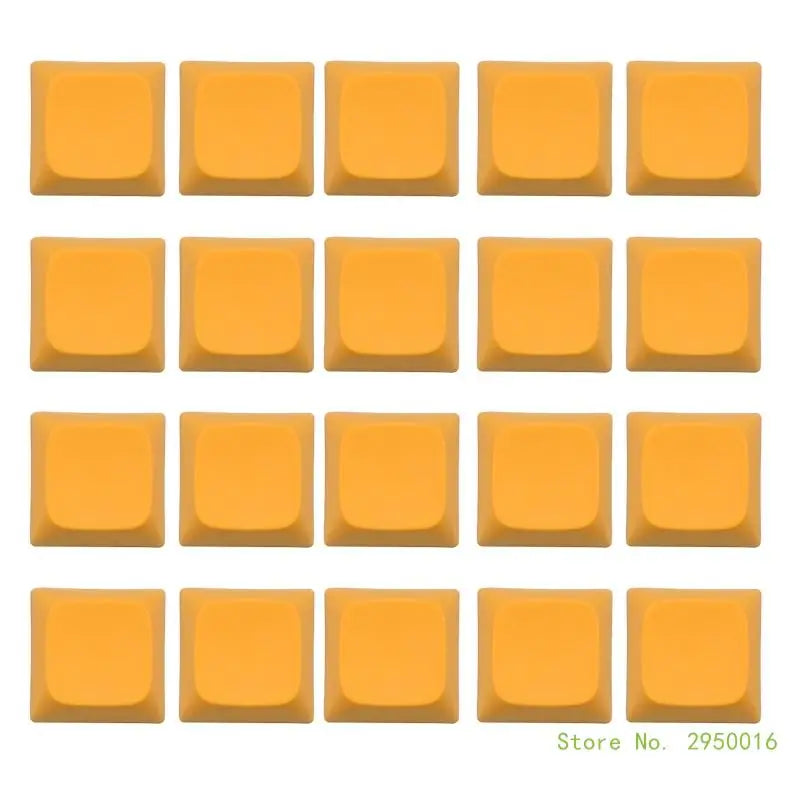 20 Pieces PBT Not Engraving Blank Keycap XDA Height 1U Dyeing Sublimation for Key Caps for Cherry Mx Switches CB DROPSHIPPING
