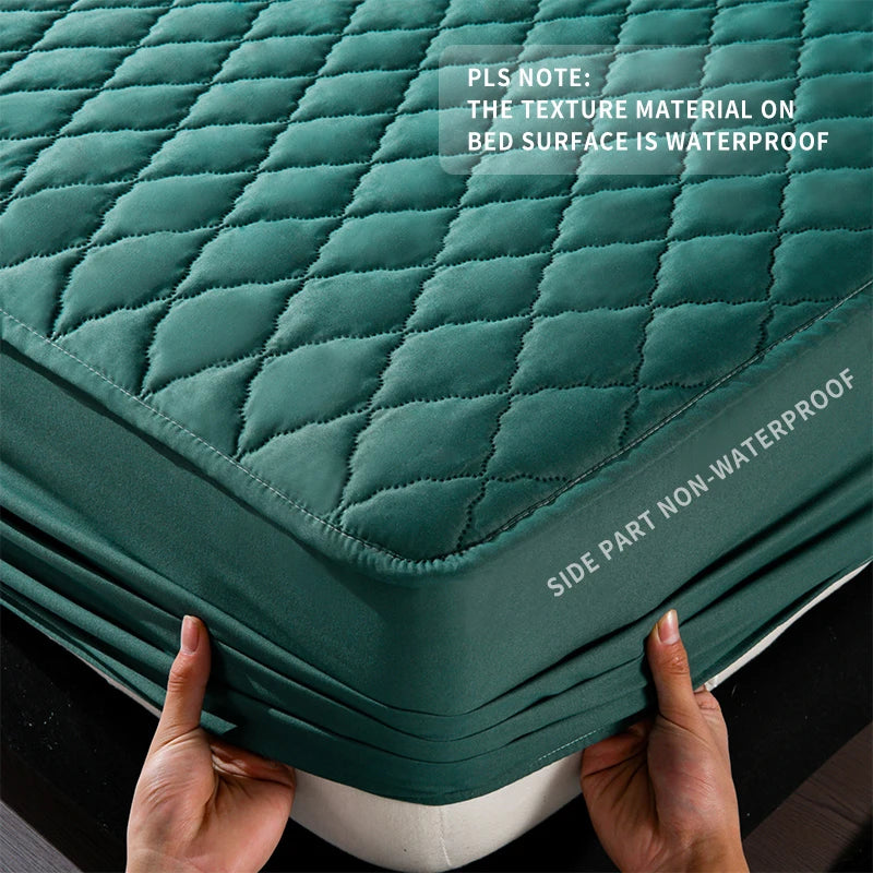 A Soft, Luxurious, High-Quality Mattress Cover  That Is Breathable and Cool, Liquid/Stain Resistant. a Mother's Day Family Gift. Machine Washable. Features Tight Elastic Edging, Pet-Friendly,