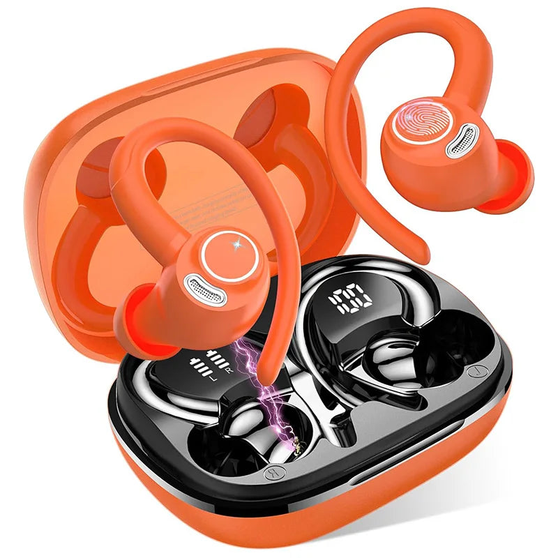 Wireless Sport Earbuds, 48H Battery, Hi-Fi Sound with Deep Bass, IP7 Waterproof for Running/Gym CB DROPSHIPPING