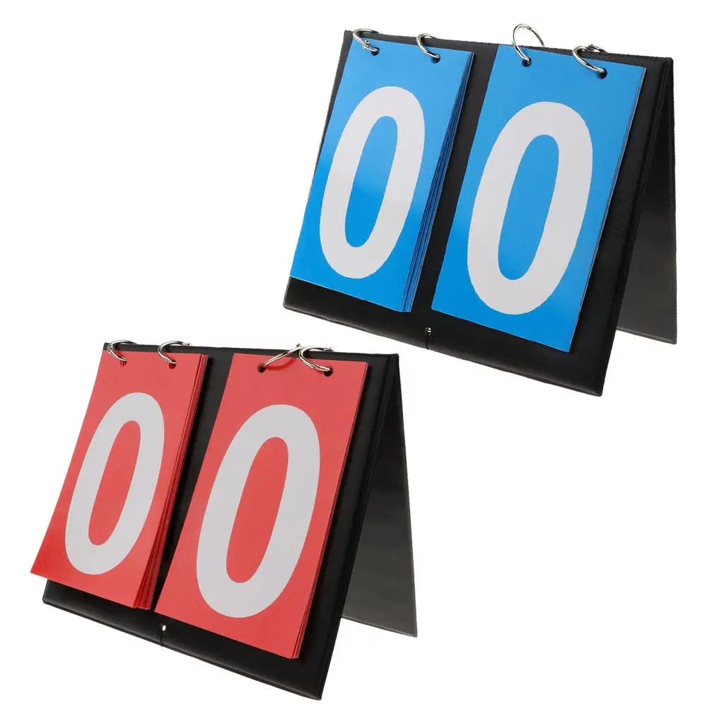 Sporting Goods 2 Digit Portable Table Top Scoreboard Indoor Outdoor Easy-Flip Basketball Football Basketball Scoreboard CB DROPSHIPPING