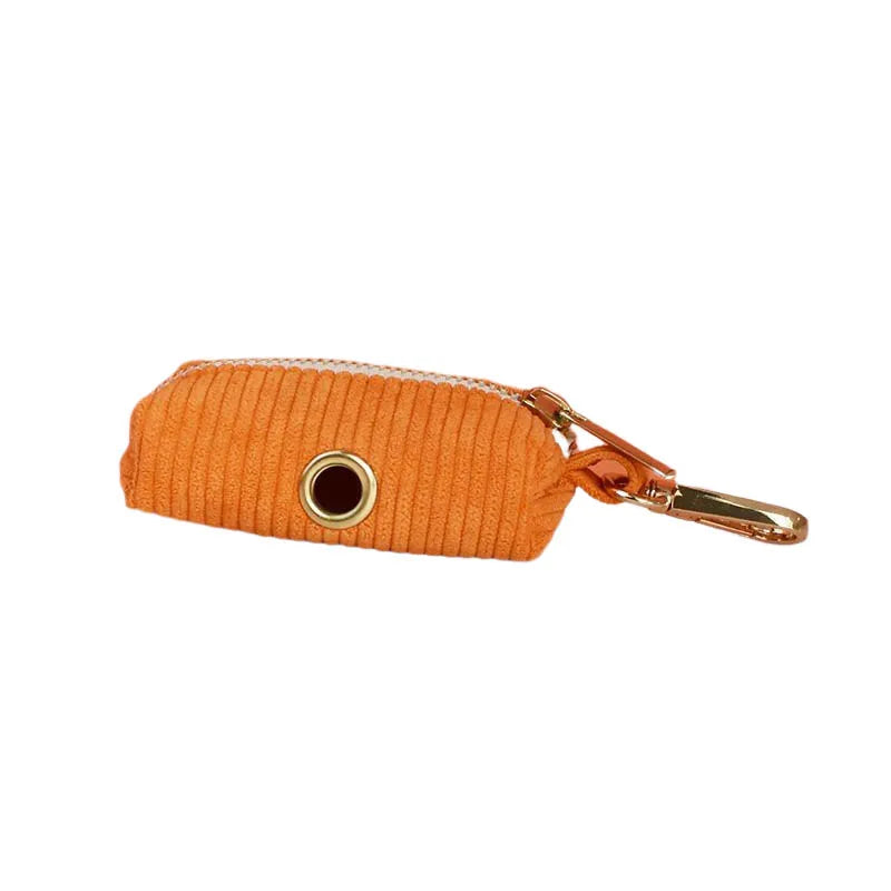 Orange Corduroy Dog Collar And Leash Set For Dogs Custom Engraved Nameplate Pet Supplies Dog Leash Corduroy11 CB DROPSHIPPING