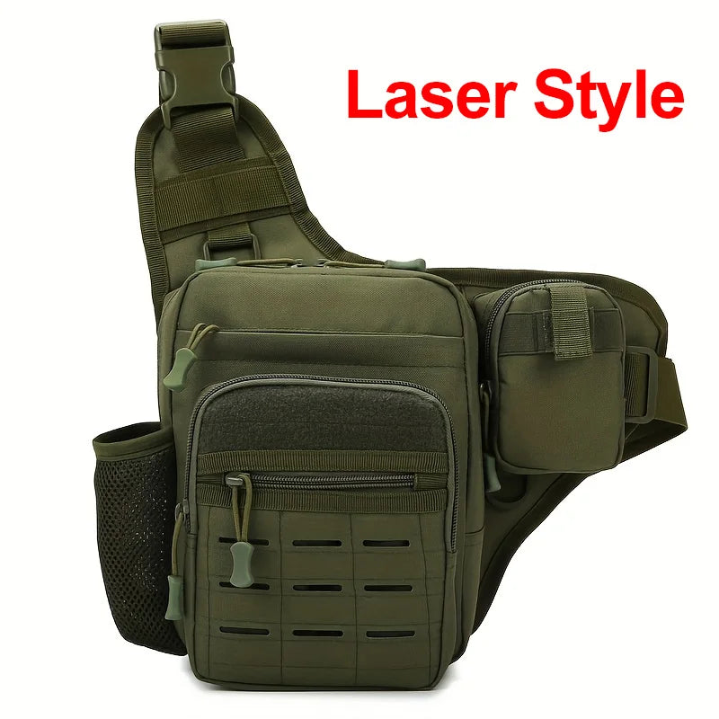Camping Climbing Bag Chest Pouch For Men Cycling Hiking Travel Outdoor Sport Tactical Crossbody Molle Fishing Waist Fanny Pack