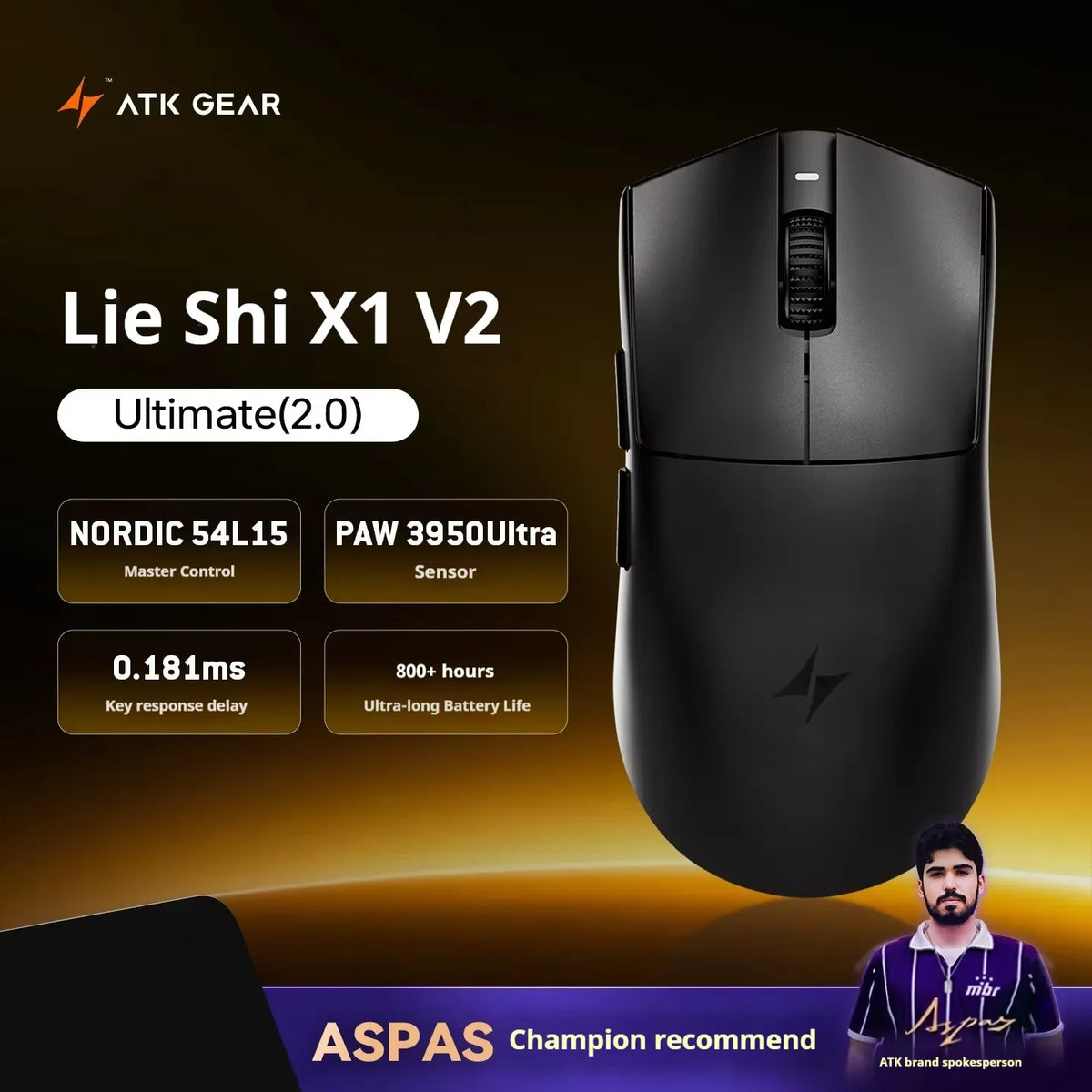 The New Vxe Mad R/R Major Gaming E-Sports Mouse Paw3395/3950 Dual-Mode Nonporous Lightweight Ergonomic Standard 8k CB DROPSHIPPING