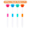1Pc/4Pcs/8Pcs Silicone Tongue Scraper For Oral Hygiene,Tongue Cleaner Scraper For Oral Care,Tongue Brush Food Debris Clea