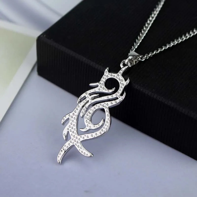 Valentine's Day Gift Music Slipknot Star Necklace Pendant Charm Jewelry Accessories Decorations Pendant Gift