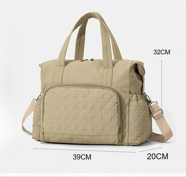 Personalized Large Capacity Mommy Bag for Women Tote Baby Diaper Nappy Bags Custom Baby Name Shoulder Solid Color Maternity Bags CB DROPSHIPPING