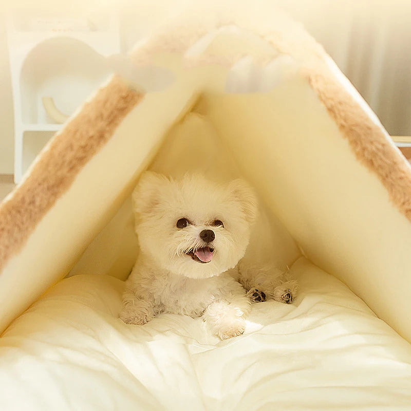 Winter Warm Dog Bed Soft Cozy Pet Sleeping Mat for Small Medium Dogs Cats Thicken Non-slip Cat Sofa Puppy Kennel Pet Supplies CB DROPSHIPPING