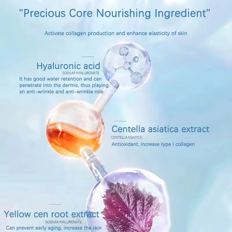 Blue Copper Peptide Freeze-Dried Powder GHK-Cu Essence Deep Hydration Firming Restore Skin Elasticity Rejuvenating SkinCare