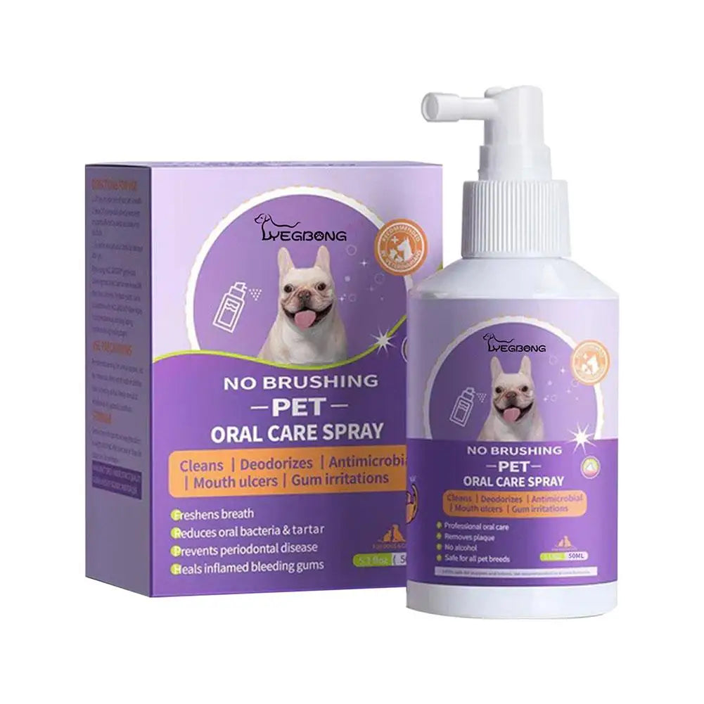Pet Teeth Clean Supplies Pet Oral Repair Gel Pet Oral Care Spray Bad Breath Remover Teeth Cleaning Freshener Oral Deodorant