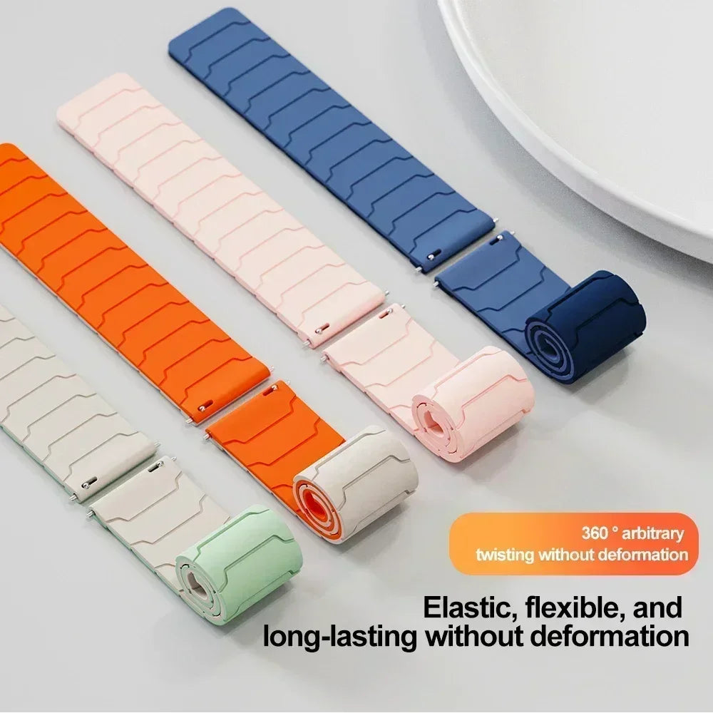 22mm Sport Magnetic Silicone Band For Realme Watch 5 Smartwatch Wrist Bracelet For Realme Watch S2/Realme S 2 2Pro 3 3 Pro Band CB DROPSHIPPING