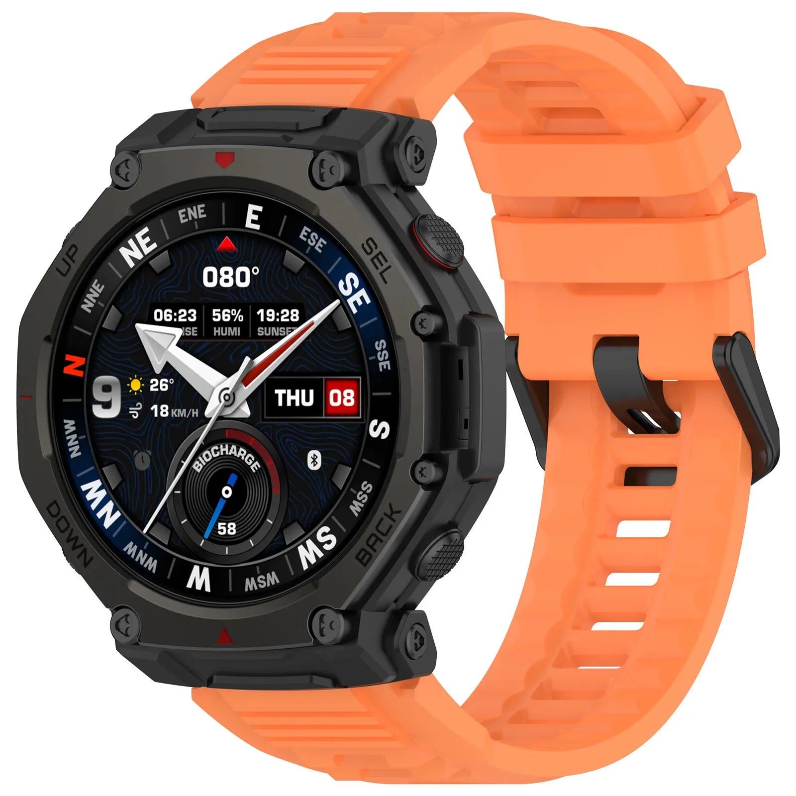 Silicone Band For Huami Amazfit T-rex 3 pro 48mm  Elastic Sport Strap For T-rex3 Pro Smartwatch Bracelet Replacement Accessories CB DROPSHIPPING