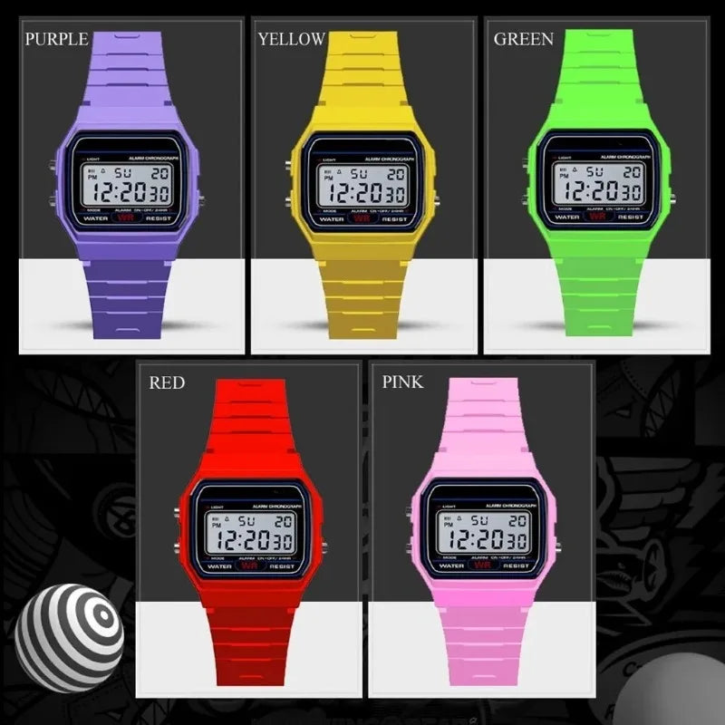 Luxury Men's Analog Digital Military Sport Watch LED Waterproof Wristwatch for Kids And Women with Bracelet Alarm