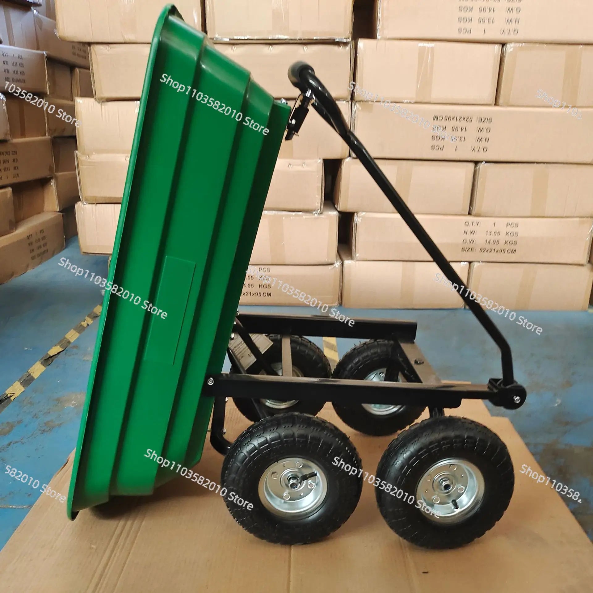 Gardening Cargo  Tractor Garden Tool  Garden Garbage Dumping Dump Truck