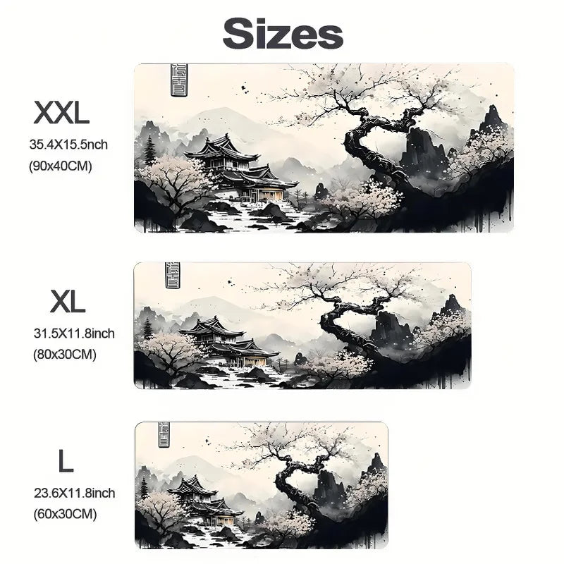 Mouse Pad Sakura Landscape Desk Accessories Mat Gamer Rug Xxl Keyboard Pad 1000X500x3MM Desk Mat Office Carpet Gaming Mouse Mats CB DROPSHIPPING