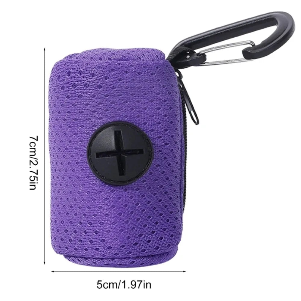 Portable Dog Poop Bag Holder, Leash Attachment Waste Bag Dispenser for Pet Outdoor Walking CB DROPSHIPPING