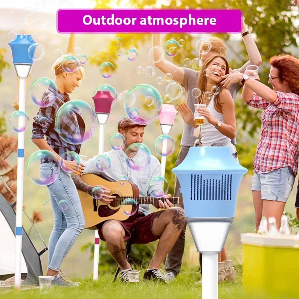 Stand Bubble Machine with Lights&music for Outdoor Soap Bubble Blower Suitable for Water Sport Wedding Party Decor Bubble CB DROPSHIPPING