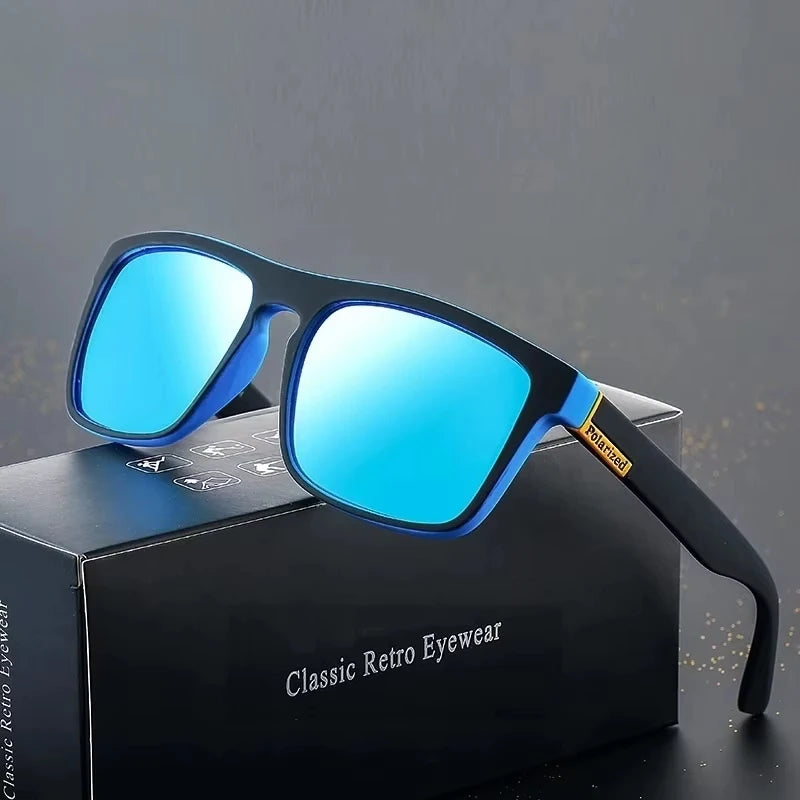 Luxury Polarized Sunglasses Fashion Square Male Sun Glasses Vintage Driving Fishing Eyeglasses Sport Shades UV CB DROPSHIPPING