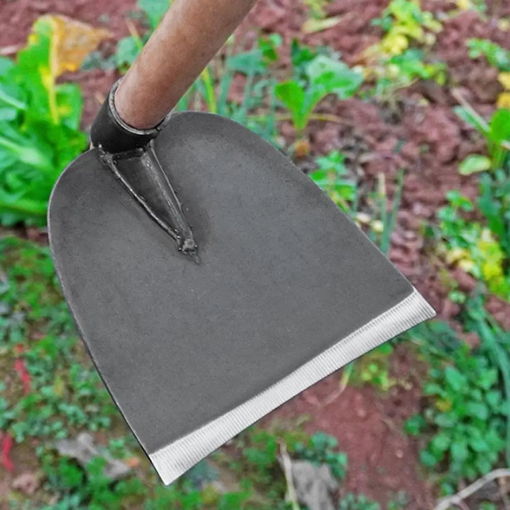Garden Hoe Household Outdoor Farming Tools Forging Weeding Hoe for Digging Soil Planting Vegetables Flowers