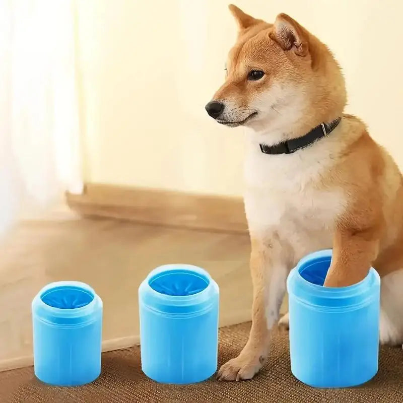 Pet Paw Cleaner Soft Silicone Foot Cleaning Brush Portable Pet Dogs Towel Foot Washer Cleaning Bucket Clean Brush Washing Cup CB DROPSHIPPING