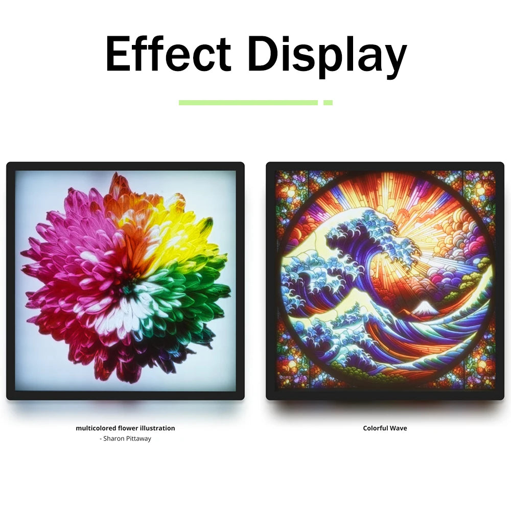 For Bambu Lab Lithophane Led Panel CMYK LED Backlight Board PLA Basic CMYK Lithophane Bundle 3D Printing Lithophane Photo CB DROPSHIPPING