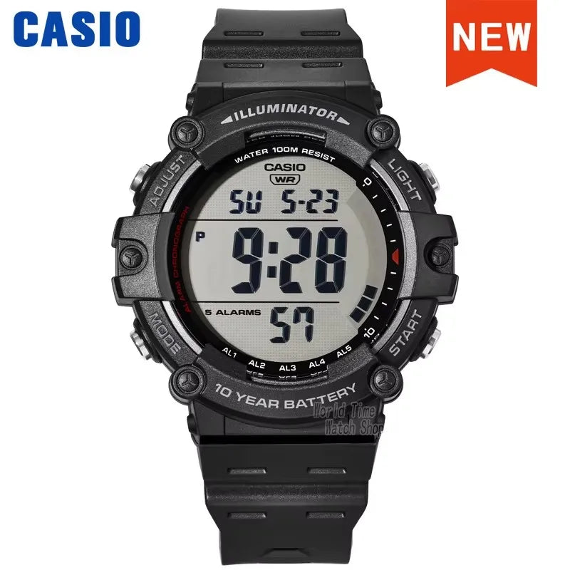 Casio watch menTen years of electricity top luxur set LED digital sport Waterproof quartz men watch relogio masculino AE-1500WH